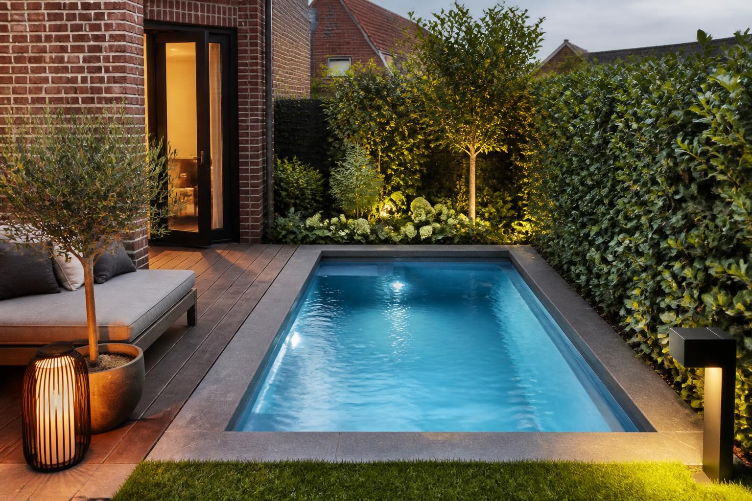 Kleine tuin? Kies voor een compact polyesterzwembad Het plaatsen van een polyesterzwembad